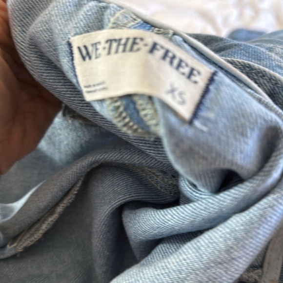 Free People High Roller Sz XS Light Denim - Picture 5 of 5